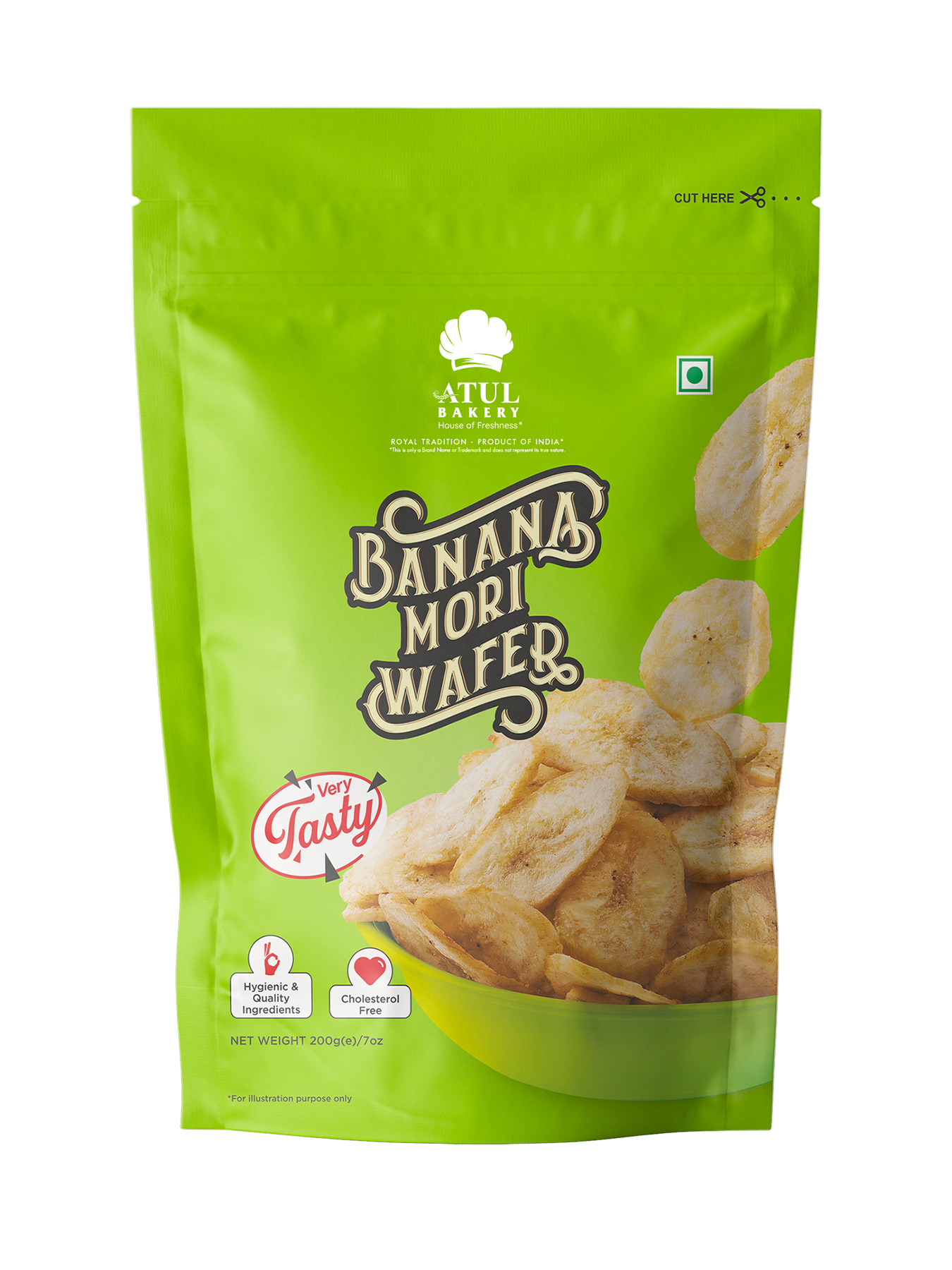 YELLOW BANANA WAFERS