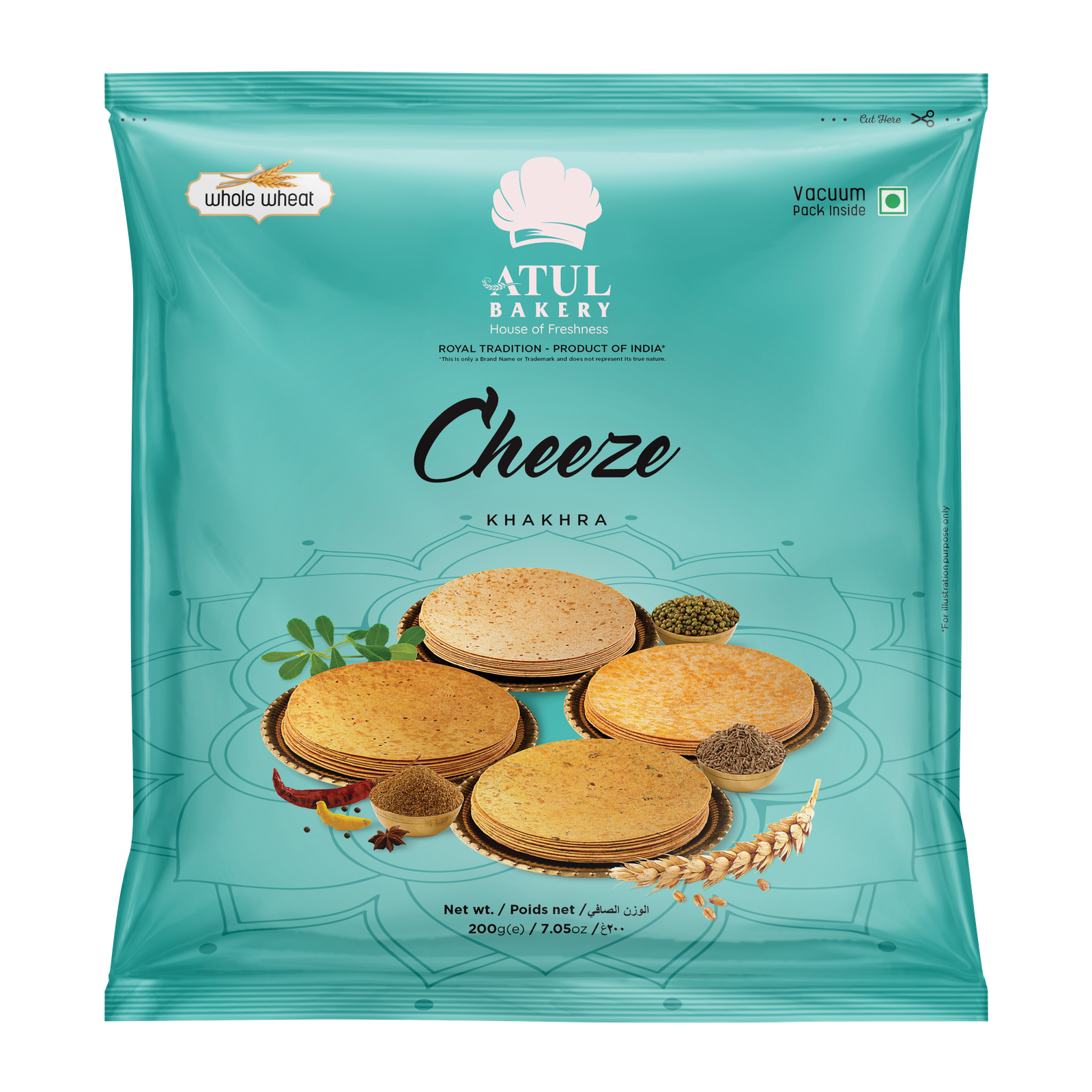 Khakra - Cheese 200g